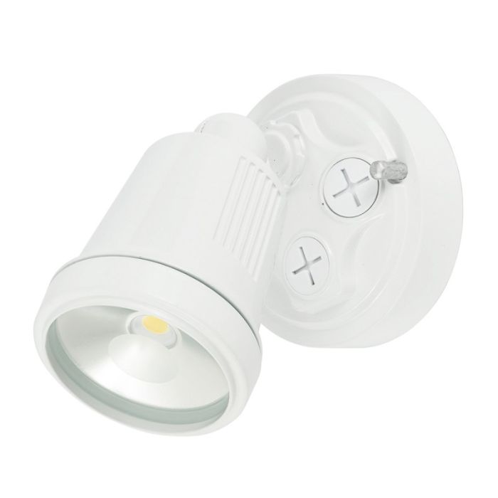 HUNTER-III 1 LIGHT LED FLOODLIGHT (19239/05) WHITE BRILLIANT LIGHTING