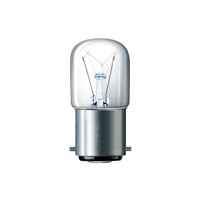 Philips Deco 15W B22 230-240V T25 CL 2BC/5  2PK - 925350544401