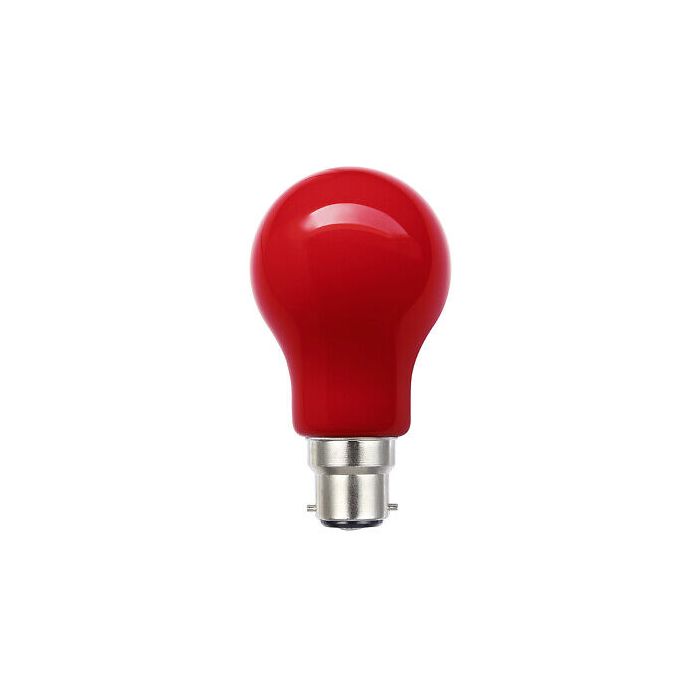 3 Watt Red GLS LED Light Bulb (B22) - 20705