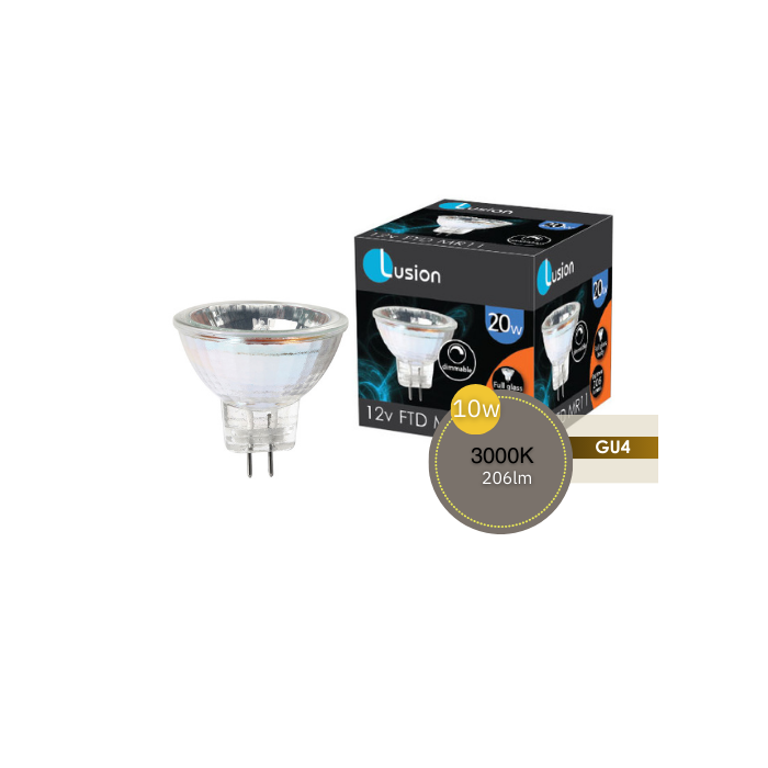 Halogen Low Voltage Dichroic MR11 10W 30° Lamp 