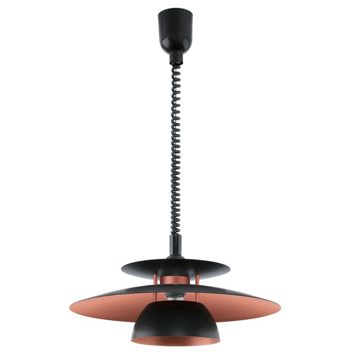 Brenda Rise and Fall Pendant 60W E27 Black - 31666