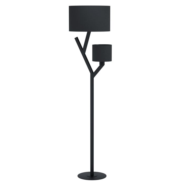 BALNARIO FLOOR LAMP 2X40W E27 BLACK 39889N