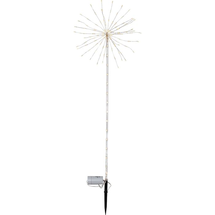 XMAS FIREWORK EXT W/STAKE WARM WHT 411186