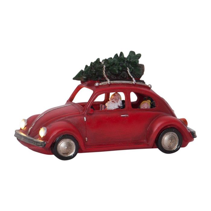 XMAS MERRYVILLE BEETLE CAR RED 411252