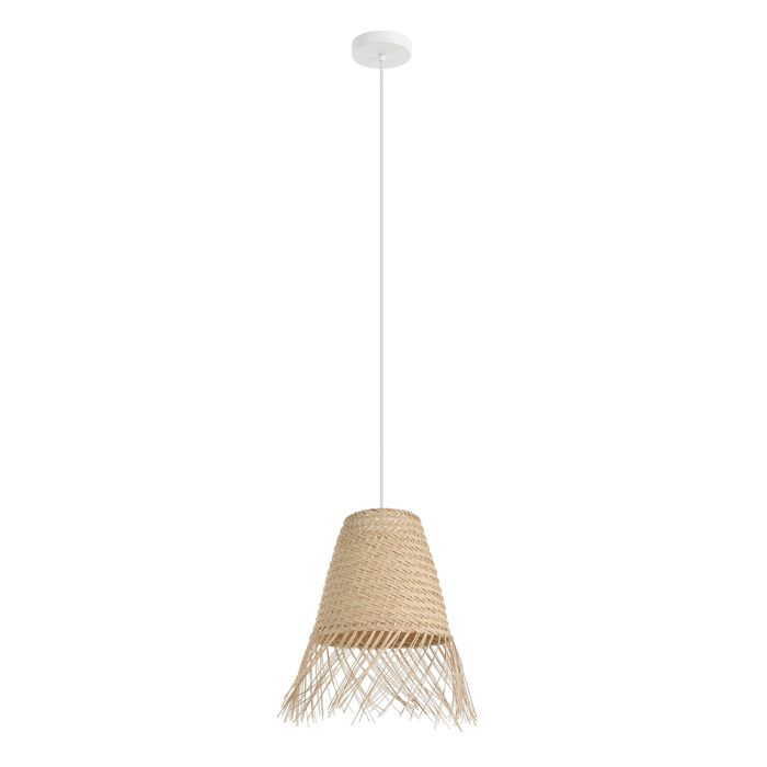 AYCLIFFE PENDANT LIGHT 1X40W E27 CANE NATURAL 43871N