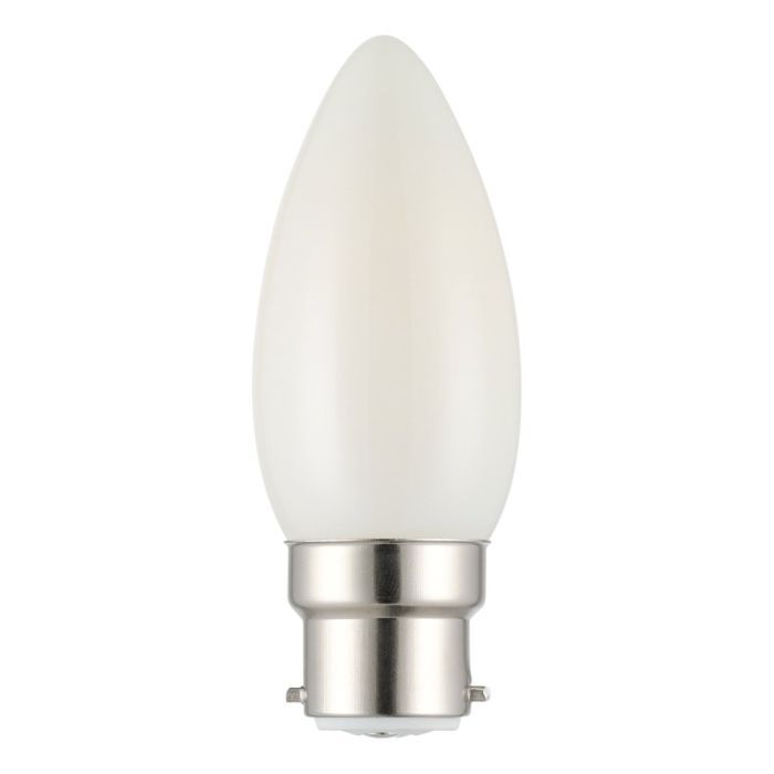 Filament Candle Frosted 4W LED B22 Dimmable / Cool White 206451