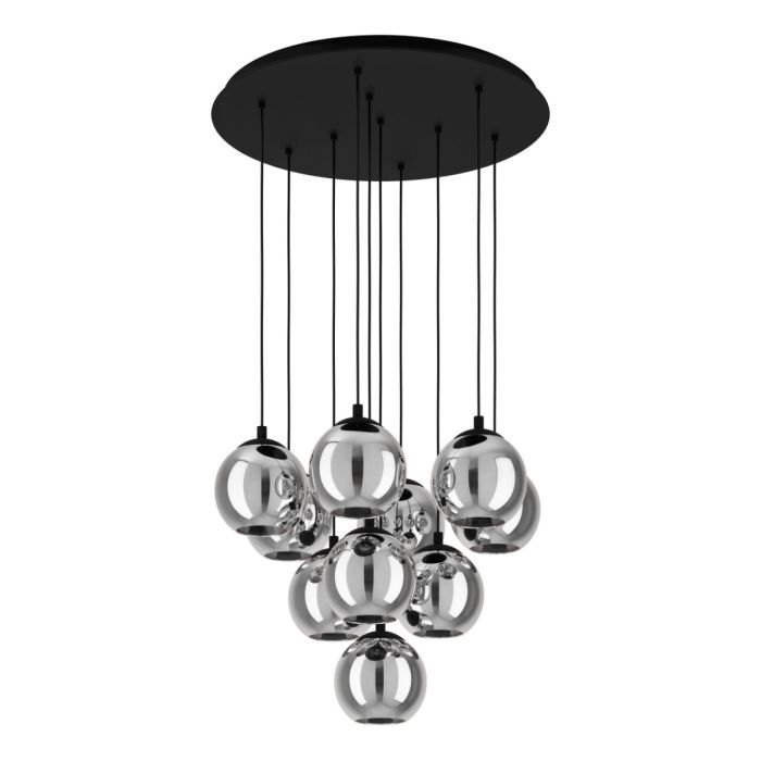 ARISCANI PENDANT LIGHT 10X40W E27 BLK/BLK TR 98654