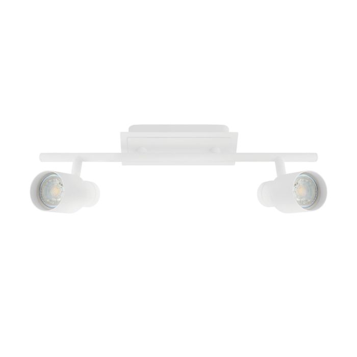 Davida 2 Twin 10W Dimmable LED Adjustable Spotlight Matt White / Neutral White - 204332