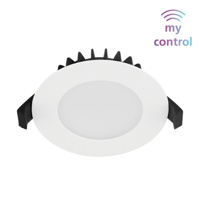 Roystar Flush Lens 12W LED Dimmable Downlight White / Tri-Colour  204773N