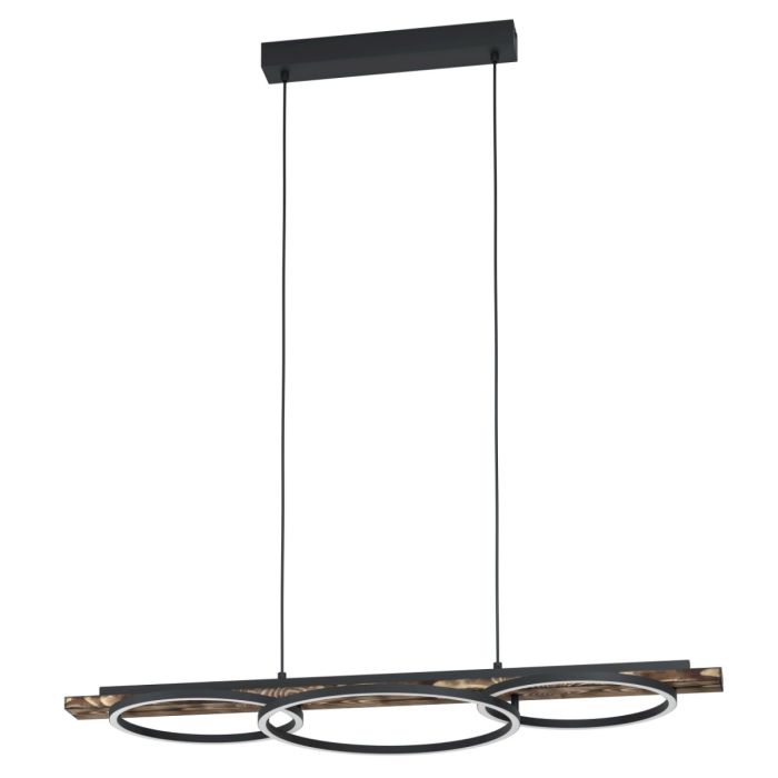 BOYAL PENDANT LIGHT 40.5W 3000K BLACK/RUSTIC WOOD 99624