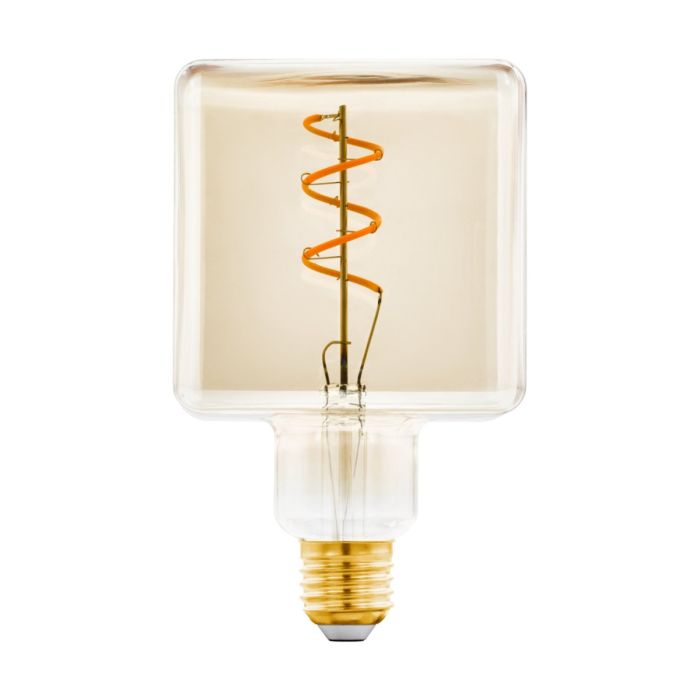 Filament Amber Spiral LED 4W E27 Cube / Warm White 11818