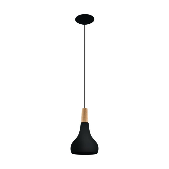 Sabinar Small Pendant 60w E27 Black 2M 203191N