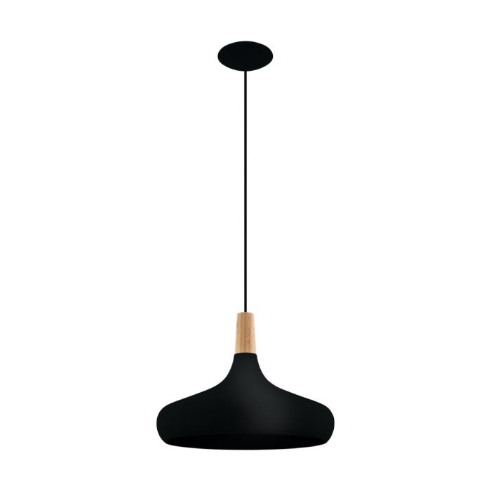 Sabinar Large Pendant 60w E27 Black 2M 203193N