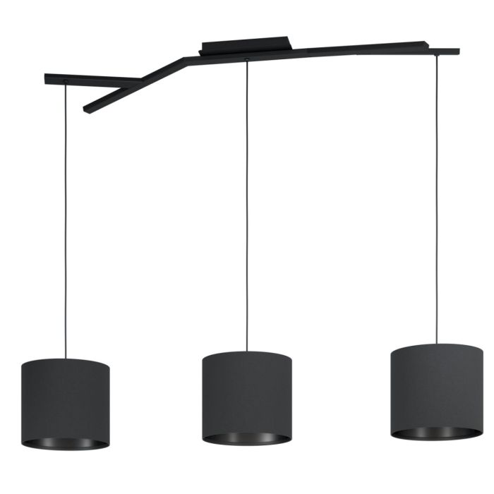 BALNARIO PENDANT LIGHT 3X40W E27 BLK   39886N