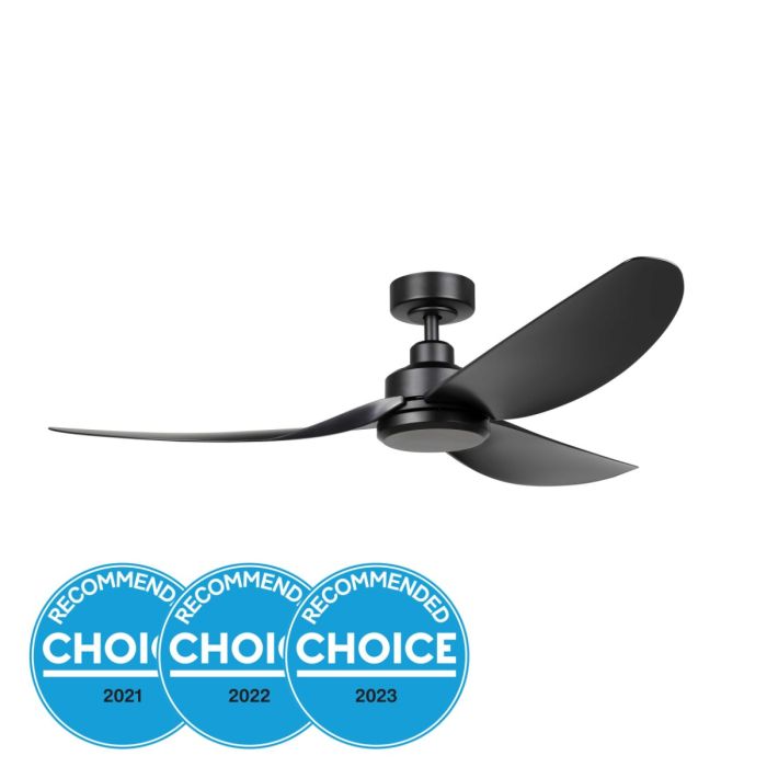 Torquay 56" DC Ceiling Fan Matt Black / Tri-Colour 20522902