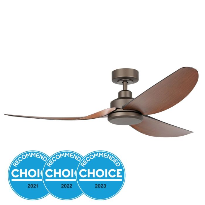 Torquay 56" DC Ceiling Fan Oil Rubbed Bronze With Koa Blade / Tri-Colour 20522912