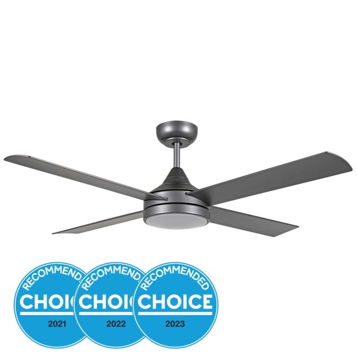 STRADBROKE 48  DC ceiling fan with LED Tri-Colour Titanium 20491604