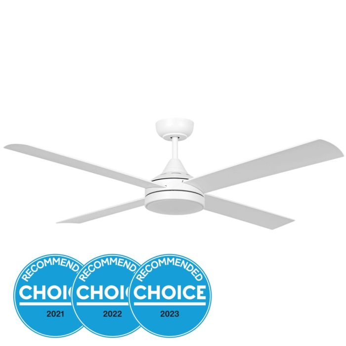 STRADBROKE 52 DC ceiling fan 20W LED White 20491701