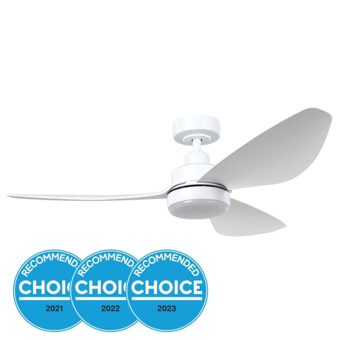 Torquay 48" 20W Dimmable LED DC Ceiling Fan White/ Tri-Colour 20522801