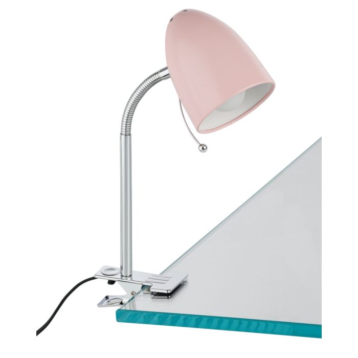 LARA CLAMP 1X10W E27 PASTEL PNK 205261N