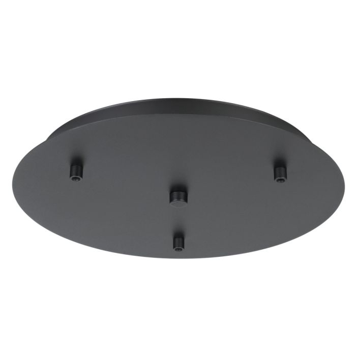 CEILING PLATE ONLY H/L 3XL/H BLK  205357