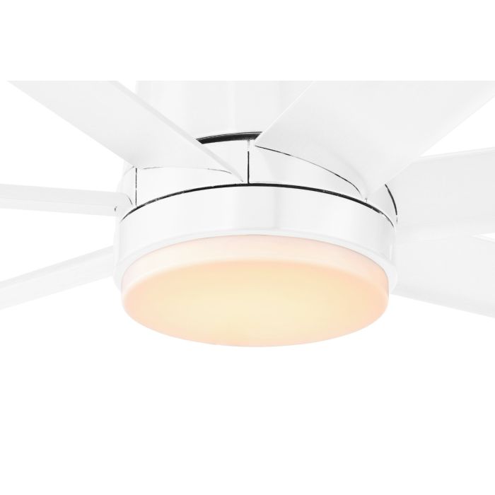 TOURBILLION CEILING FAN TRI-COLOUR LED LIGHT ACCESSORIES WHITE 205564