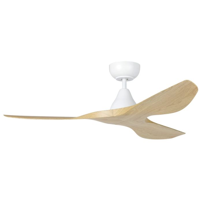 Surf 48" DC Ceiling Fan White with Oak Blade 20549616