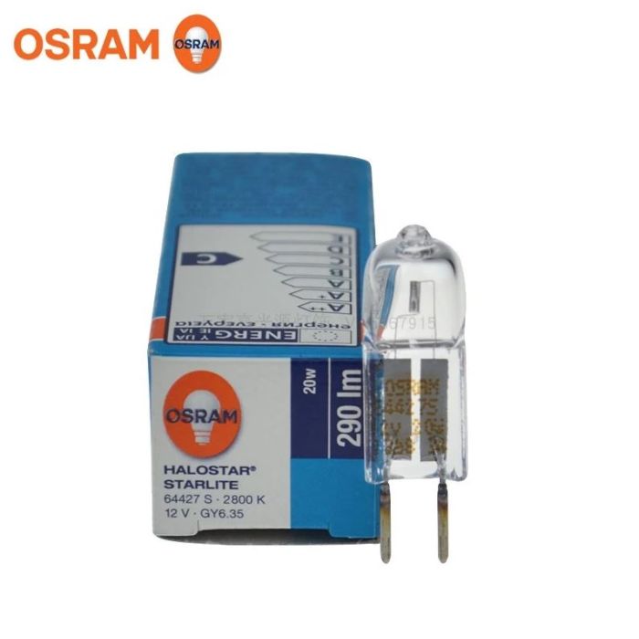 OSRAM 64427 Halogen Halostar Starlite 20W 2800K 12V GY6.35 