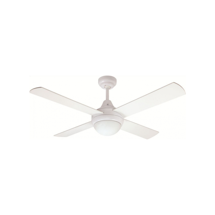 GLENDALE 1200mm Ceiling Fan With Light White