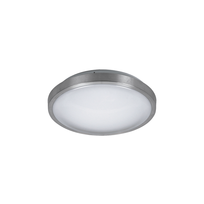 Circ Fluorescent Ceiling Light Satin Chrome 32W 727-32-SC Superlux