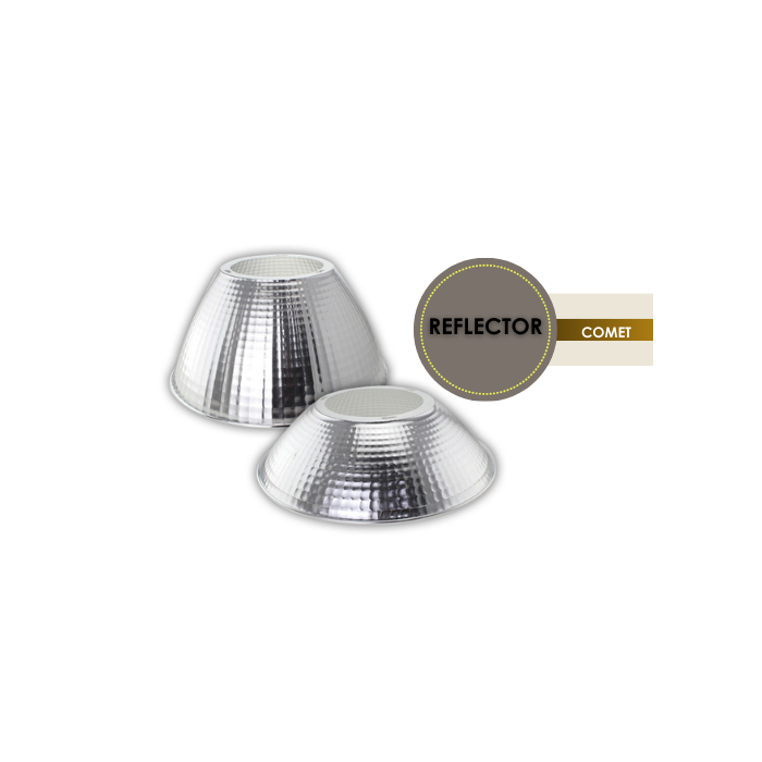 LUSION COMET 90 DEGREE ALUMINIUM REFLECTOR ONLY TO SUIT 75150/75200 LUS75502