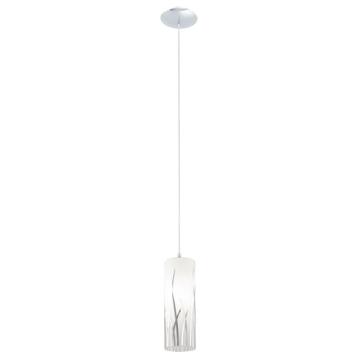 Rivato 1 Light Pendant E27 60W Chrome - 92739