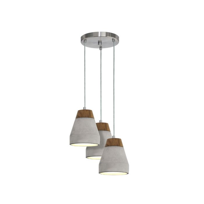 Tarega Triple Concrete Pendant E27 60W - 95526