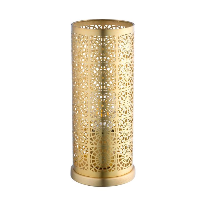 Bocal Moroccan Style Table Lamp 1X42W E27 Satin Brass - 96991