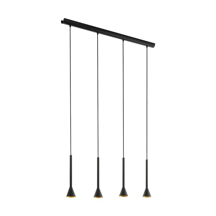 Cortaderas 20W LED Pendant Black & Gold / Warm White - 97605