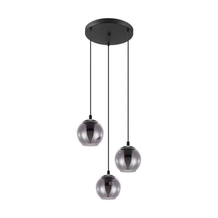 ARISCANI PENDANT LIGHT 3X40W E27 BLK/BLK TR 98653