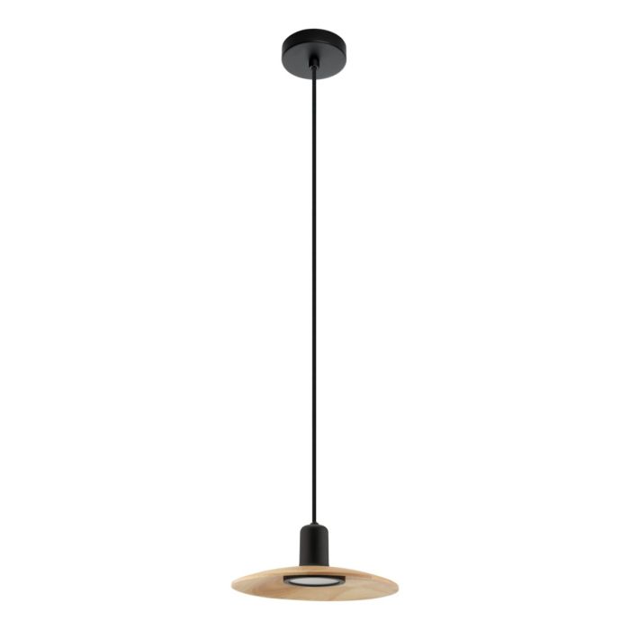 Mayazes 1 Light 5W LED Pendant Black Warm White 39911N