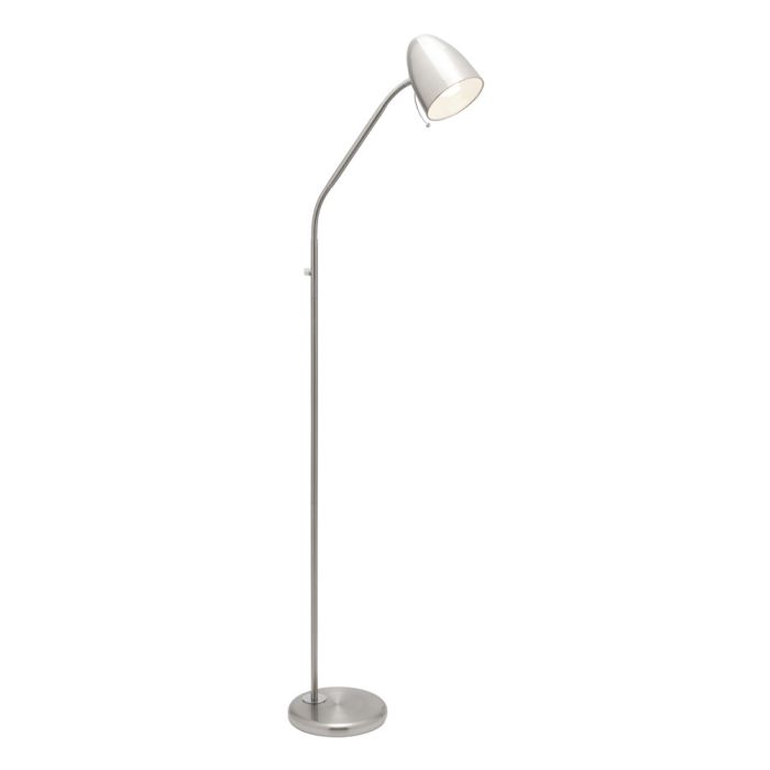 Sara 1Lt floor lamp - COLOUR - BRUSHED CHROME