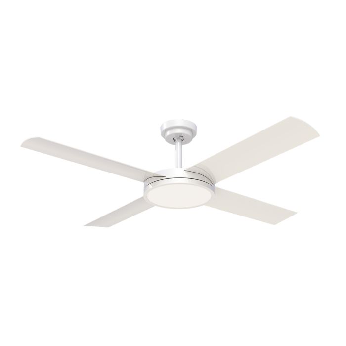 Revolution 3 52" 24W LED Dimmable AC Ceiling Fan White / Cool White - A3183