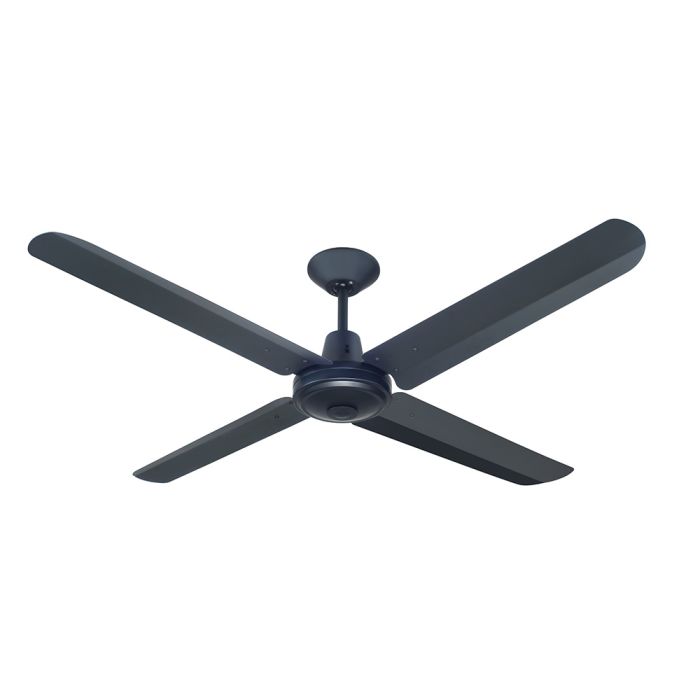 Typhoon M3 56" AC Ceiling Fan Black with Aluminium Blades - A3423