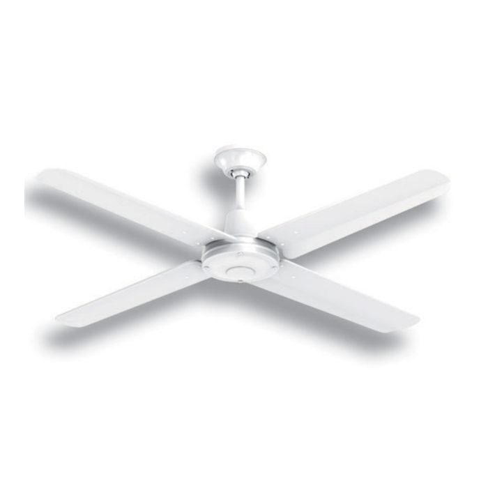 Typhoon M3 56" AC Ceiling Fan White with Moulded Blades - A3424