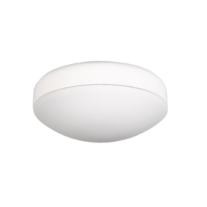 Eclipse with Frosted Glass Ceiling Fan Light Kit White - A3480	