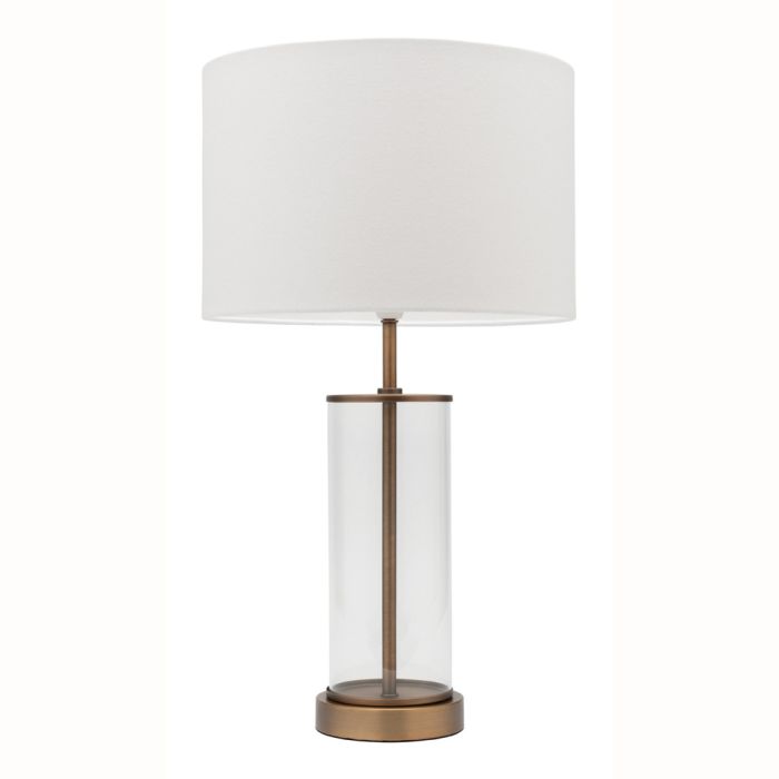 SONYA TABLE LAMP (A36011) AGED BRASS MERCATOR LIGHTING