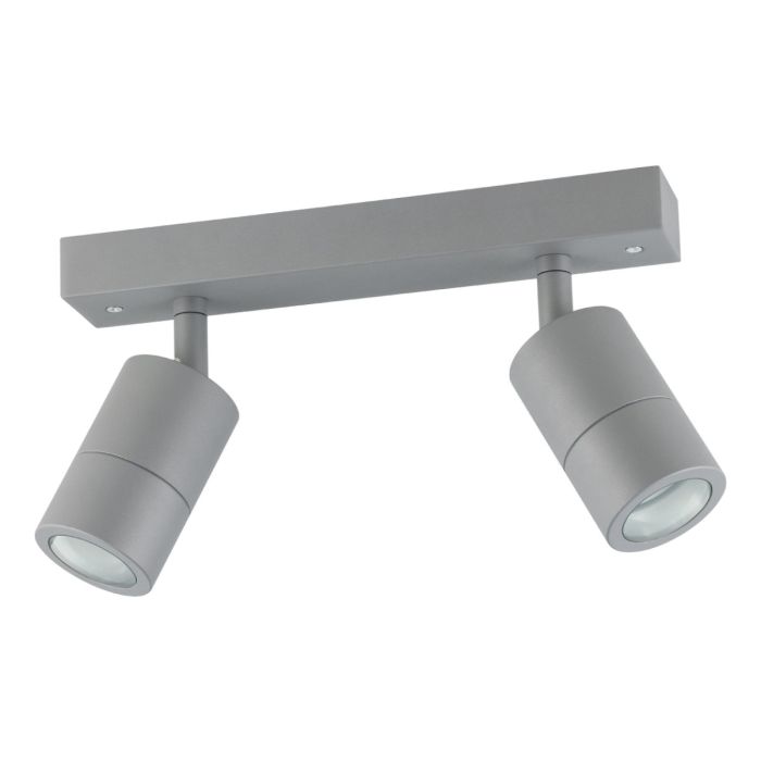 FREMANTLE EXT W/L 2X5W LED TRI-COL SIL BAR 206157