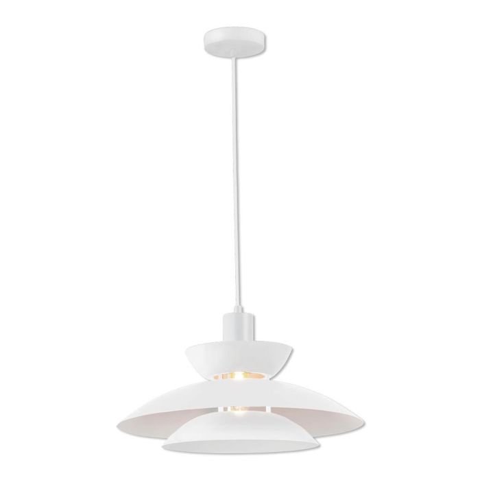 ALLEGRA-PDT PENDANT 1 X E27 240V WHITE 22702