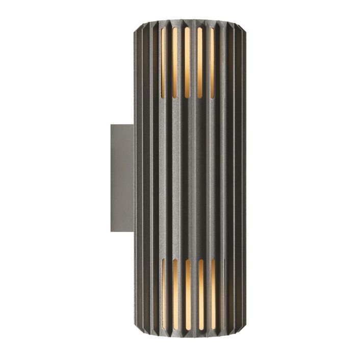 Aludra Double Wall Light 15W Anthracite Aluminium IP54 E27 2418121250