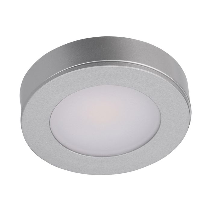 Astra 3.6 Watt 12V Round LED Cabinet Light Silver / White - 21281	