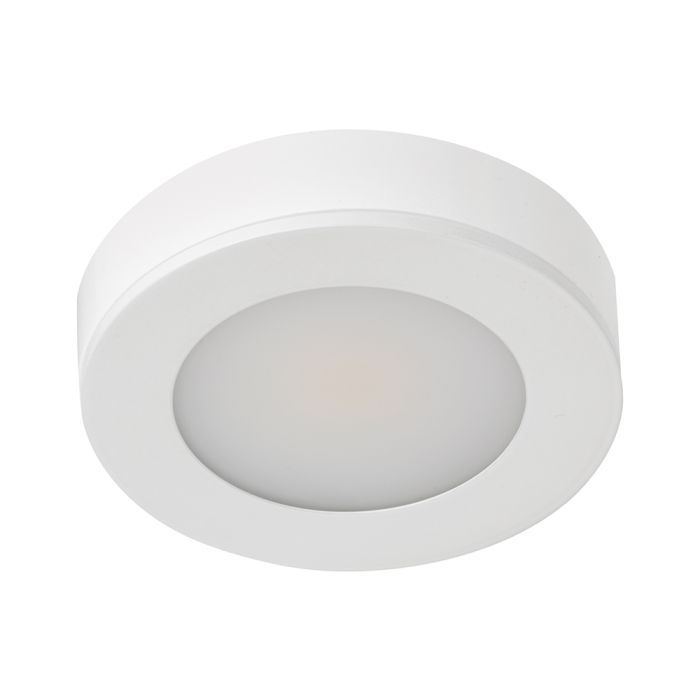 Astra 3.6 Watt 12V Round LED Cabinet Light White / White - 21283