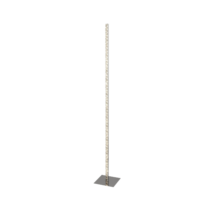 Glass 13W LED Crystal Effect Floor Lamp AU700187