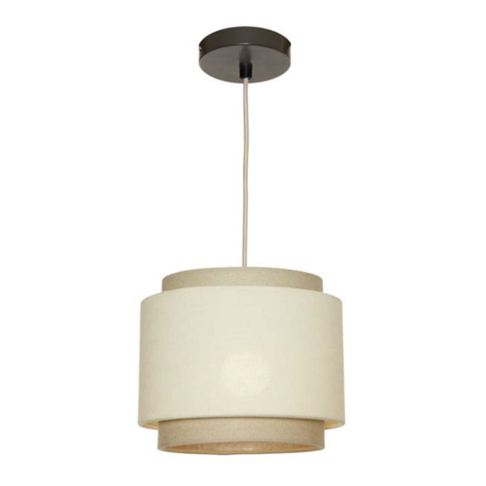 BERN1PSBGE, BERN 1LT PENDANT SMALL BEIGE